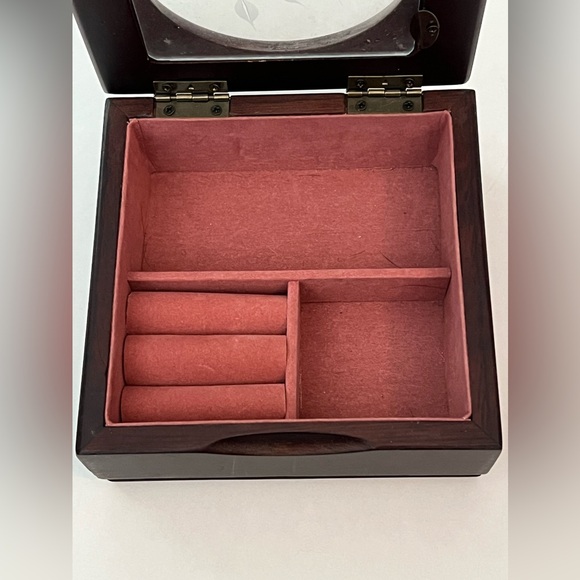 Jewelry Box - wood and glass - Picture 6 of 8
